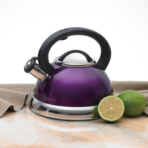 Creative Home Alexa 3 Quarts Stainless Steel Whistling Stovetop Tea